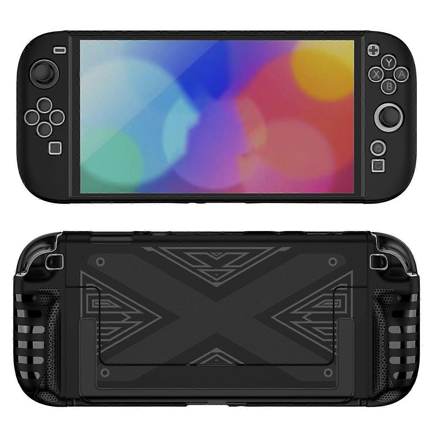 Detachable X-pattern Protective Case with Holder For Nintendo Switch 2 
