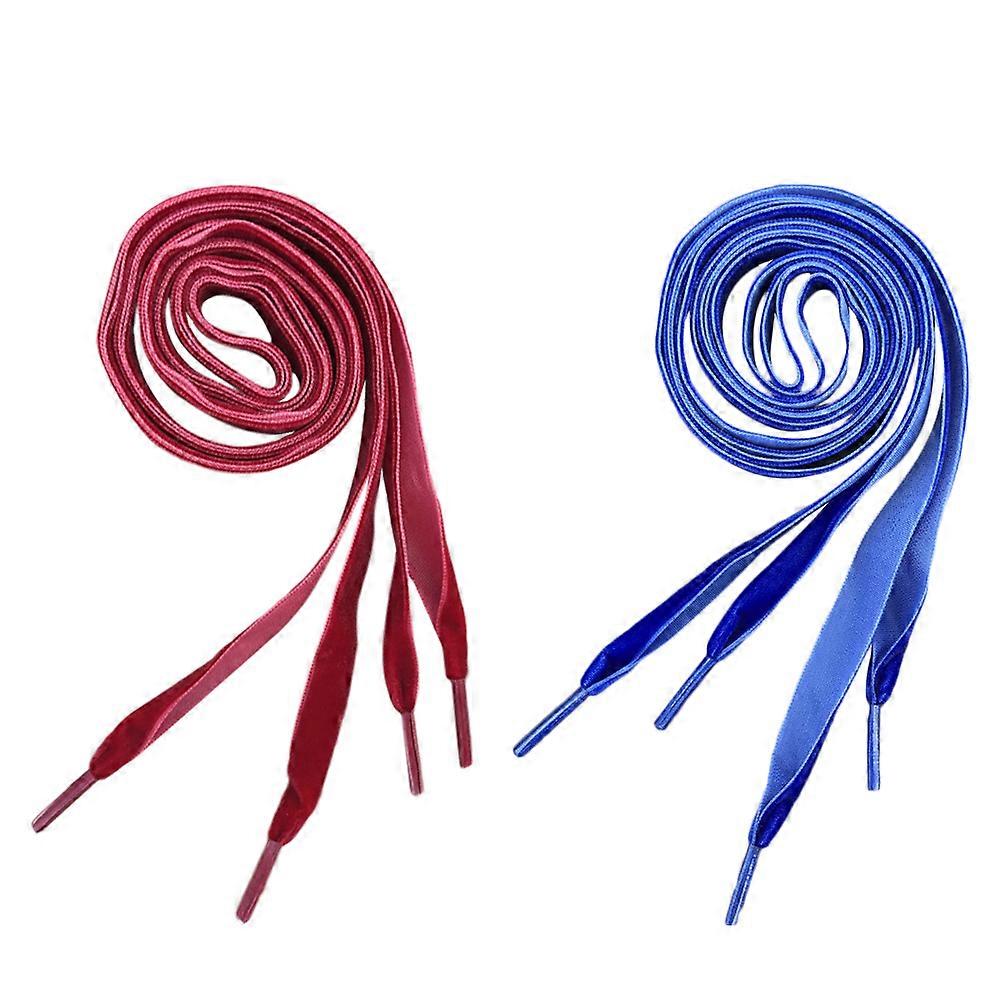 Lace Shoe Strings Wide Flat Shoelace Daily Use 140cm 2Pairs
