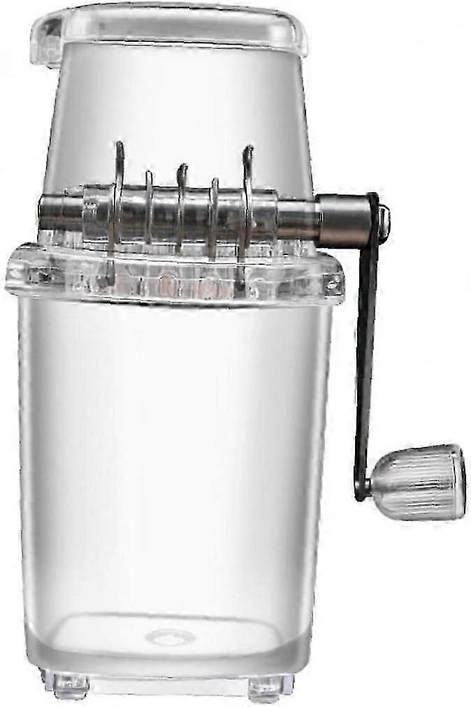 Manual Ice Crusher Shredding Machine Transparent Ice Machine Snow Machine