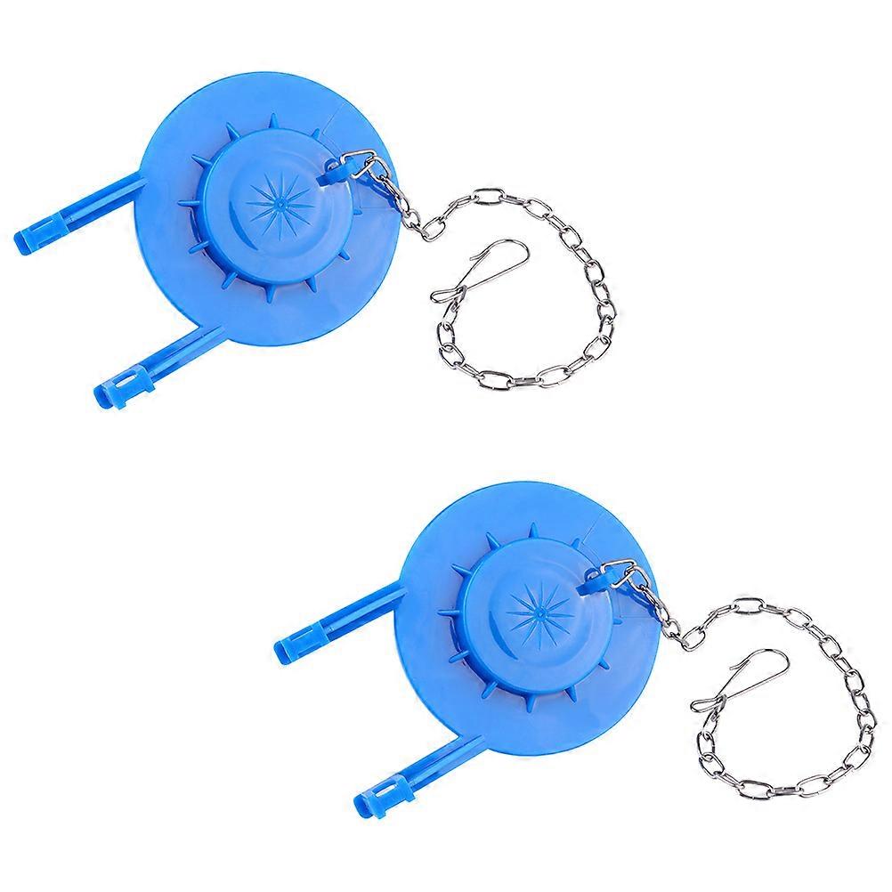 Universal Durable Toilet Flapper in Blue Made of PVC for Toilet Use Easy to Install without Tools
