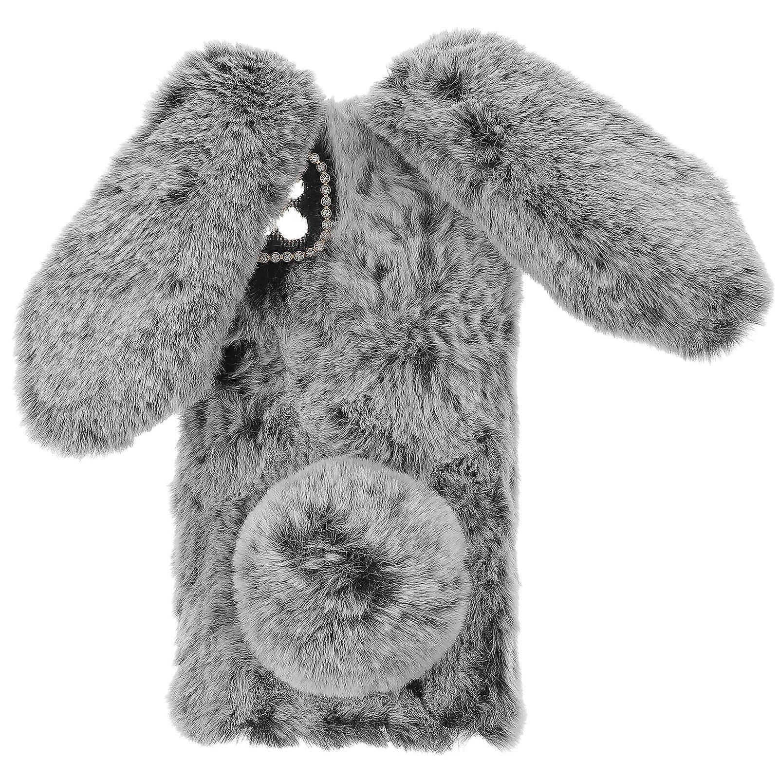 Mobile Phone Cases Covers Compatible for Galaxy 5G Dark Grey Tpu Plush Winter Warm 1Pcs