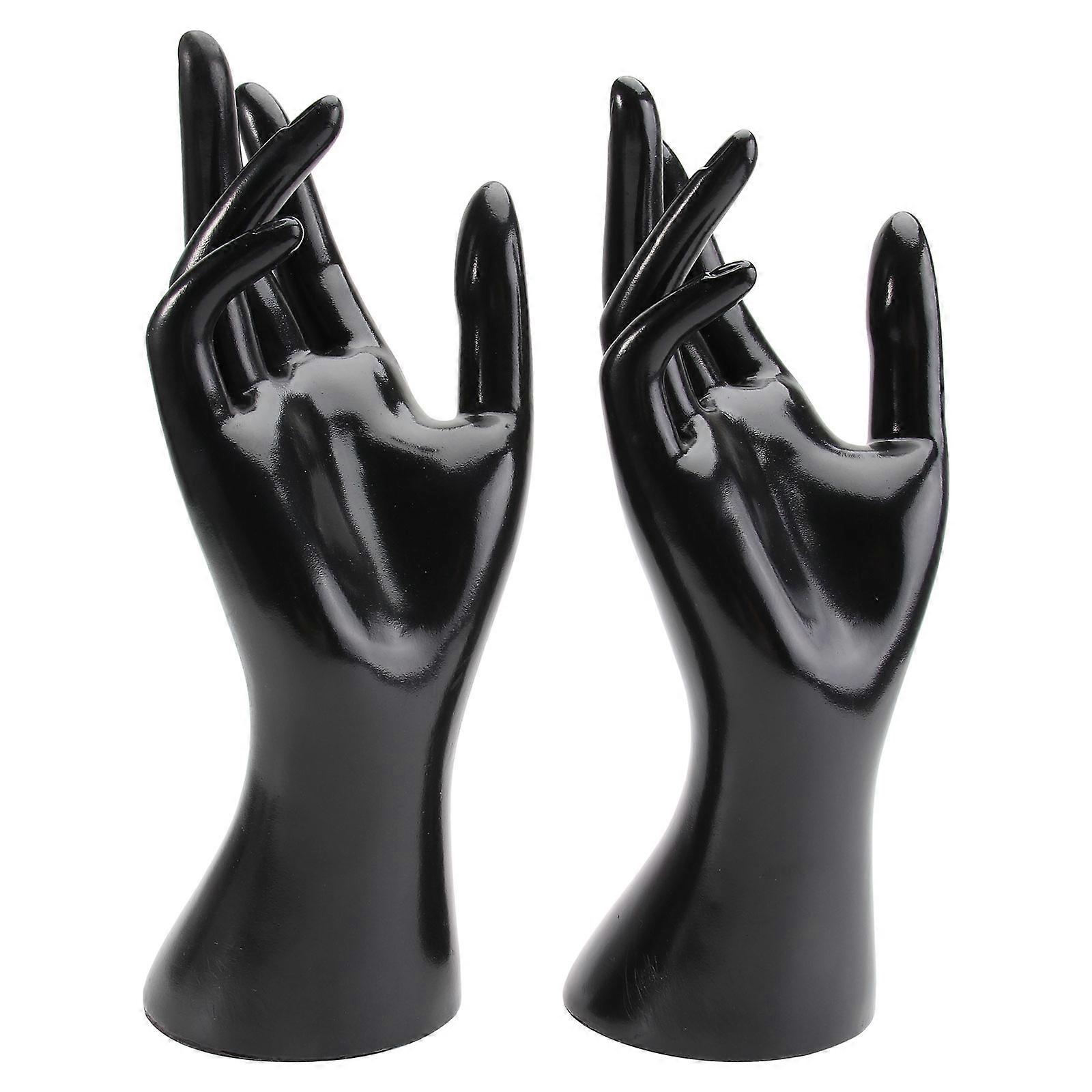 Tabletop Mannequin Display Female Mannequin Hand Elegant Design Retail Display 23*9*7.5cm Jewelry Display 2Pack