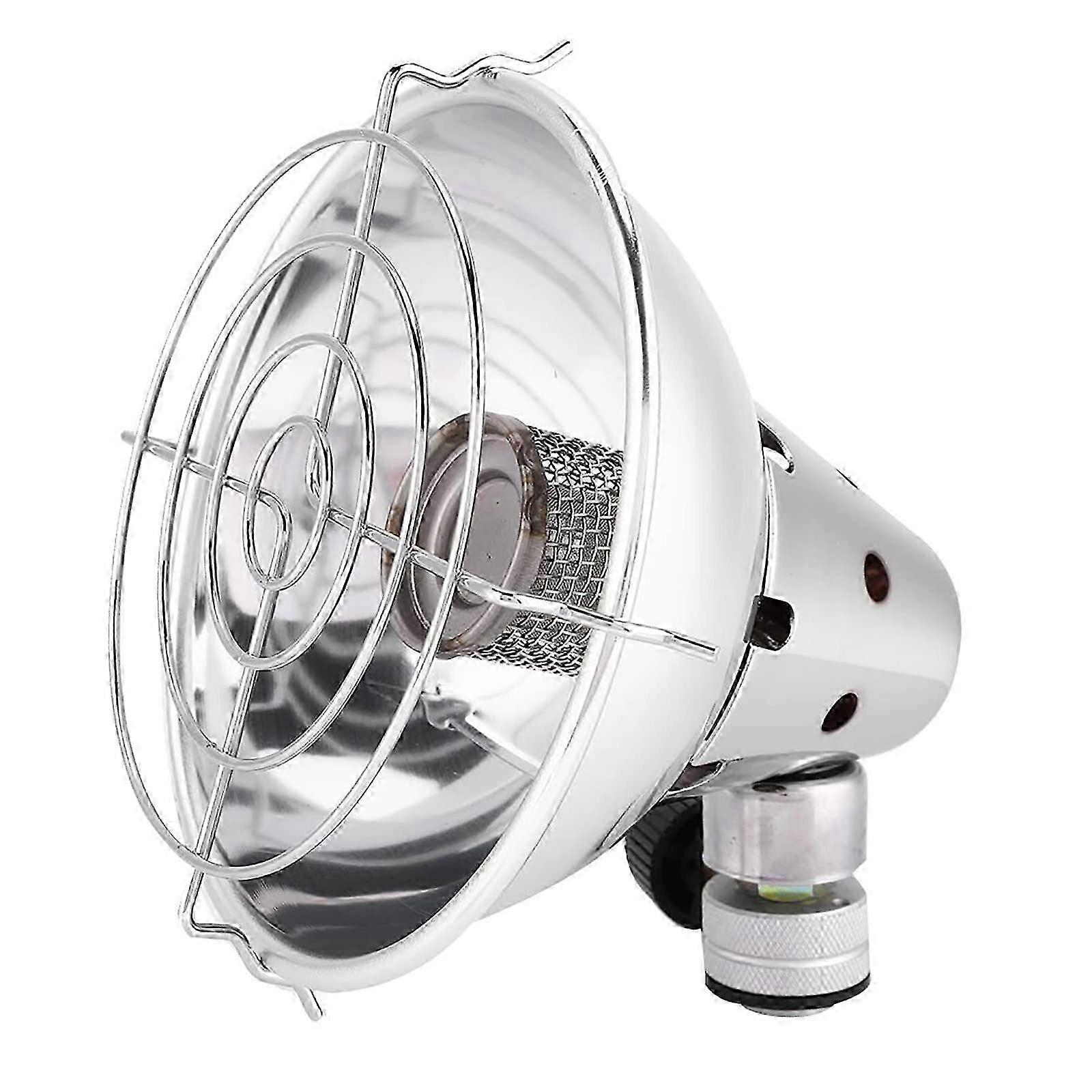 Compact Natural Gas Heater for Camping Tents, Fast Heating, White