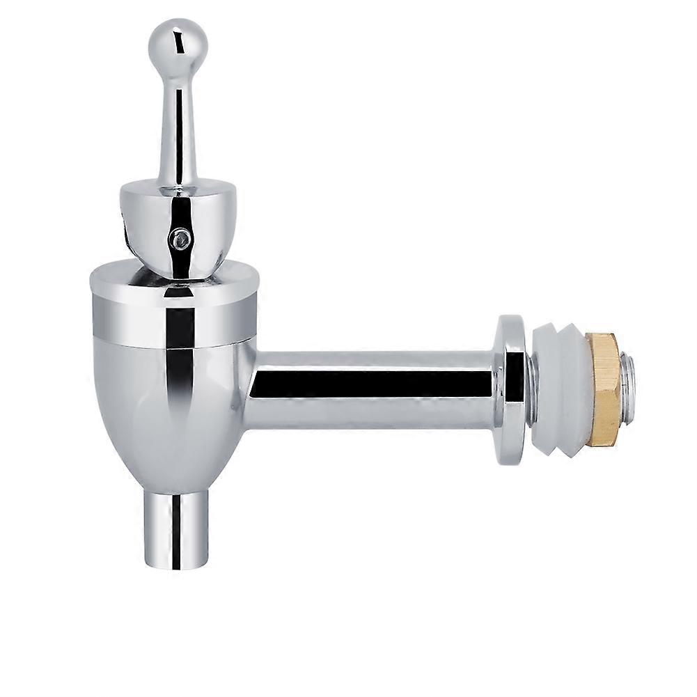 Chrome Plated Copper Replacement Faucet for Beverage Dispenser, Wine, Beer, Keg (1.2cm)