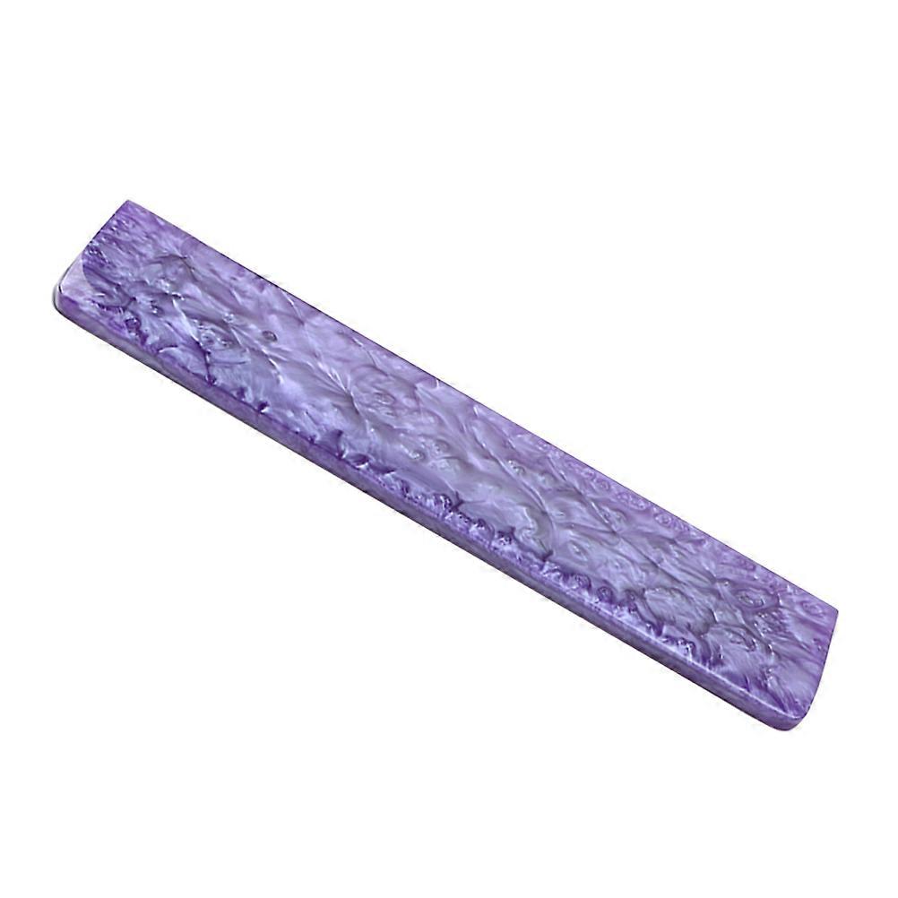 Wrist Cushion For Keyboard Computer Wrist Rest Ergonomic Design Hand Pain Relief Purple 44.2X8X1.6CM 1Pack