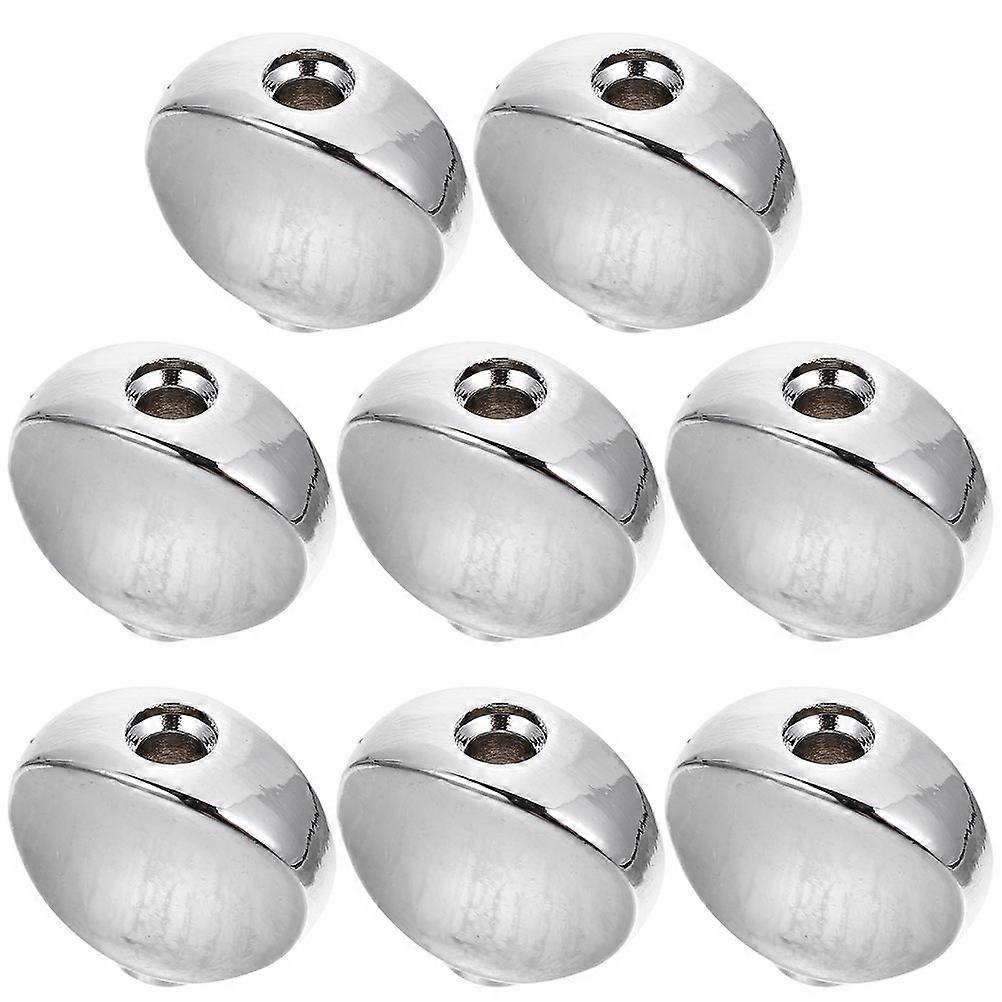 8pcs Metal Guitar Tuning Peg Buttons with Screws & Washers Universal Fit for Acoustic & Electric Guitars, Precision Accessories for Smooth Tuning