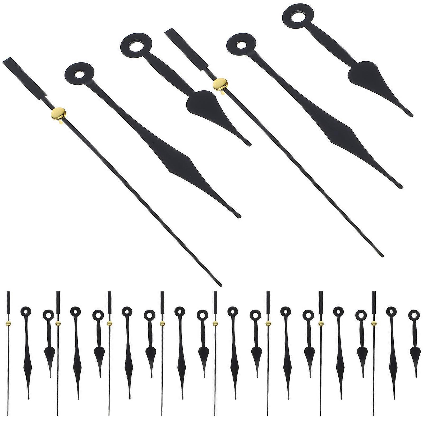 Elegant Clock Hands Repair Accessories For Diy Enthusiasts 5.3×0.2×0.2in 10Sets