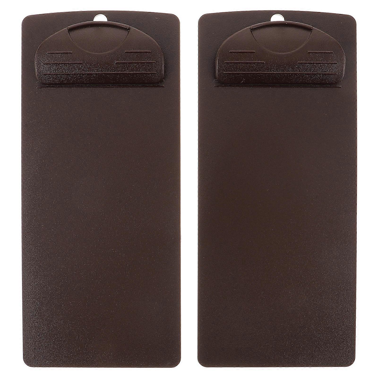 Hemoton 2pcs Multi Use Writing Board Note Pad Clipboard Pocket Memo Pad Supply for Conferences Note Taking and Organizing