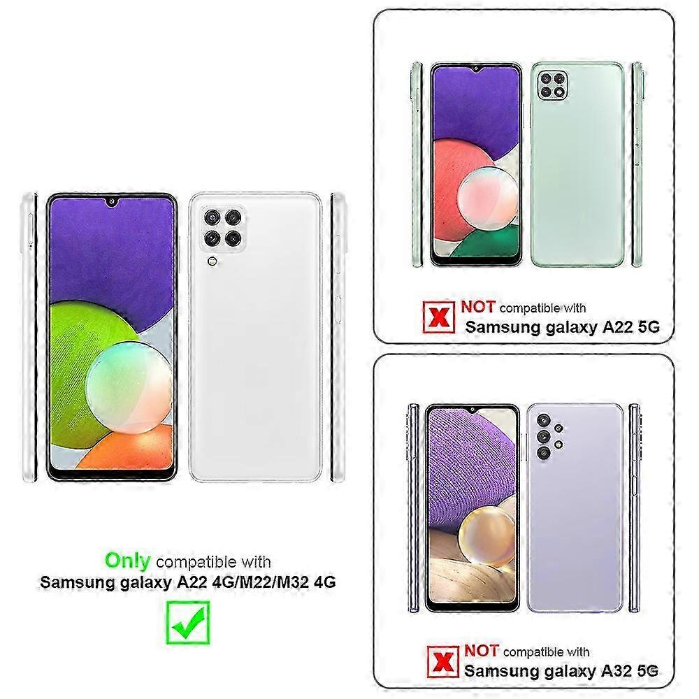 Screen Protector Film for Mobile Phones Compatible with Certain Brands Such as Galaxy A22 4G, M22, and M32 4G