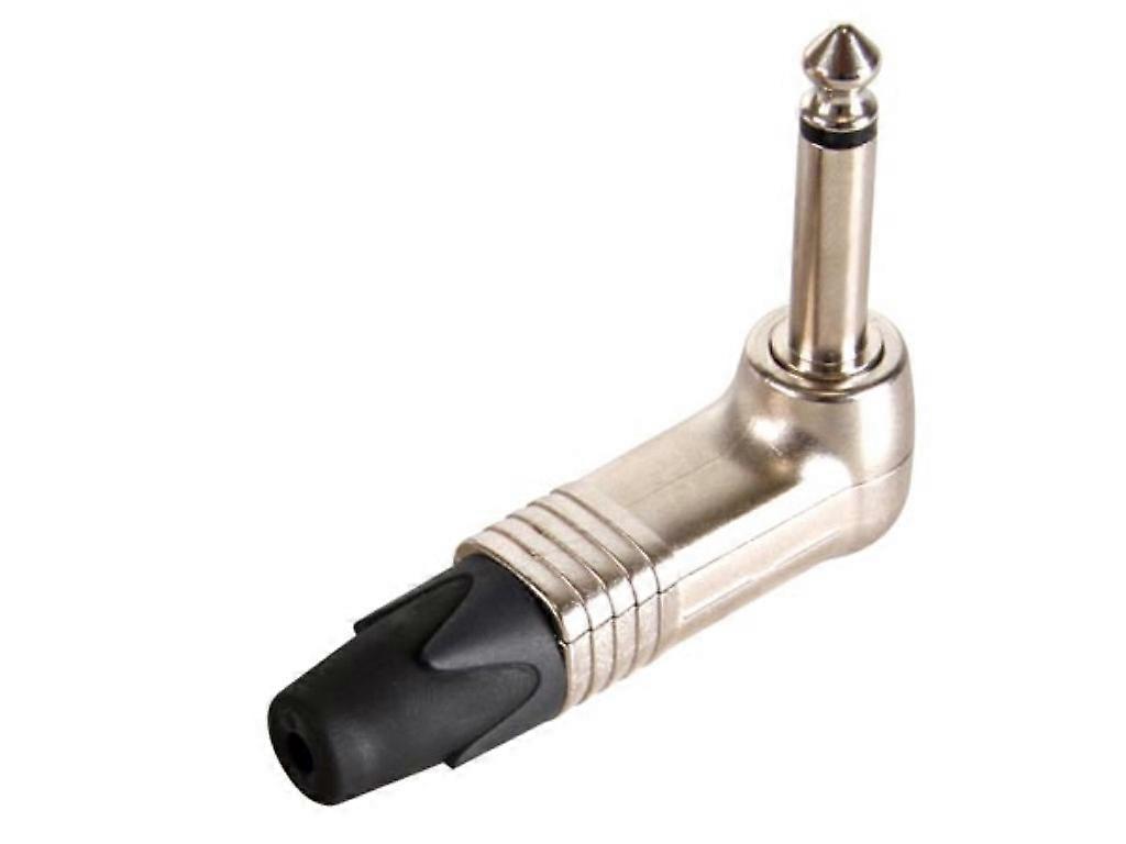 Neutrik Professional Conector jack de 6,3 mm, 2 polos, versión en ángulo, con