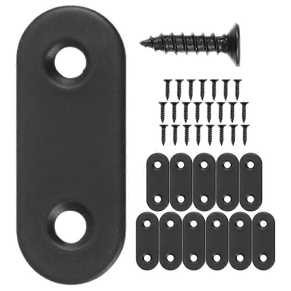 Brace Brackets Joining Fixing Flat Panel Bracket Furniture Joint Connection Windows Square 21Mm Hole Distance 12Pcs