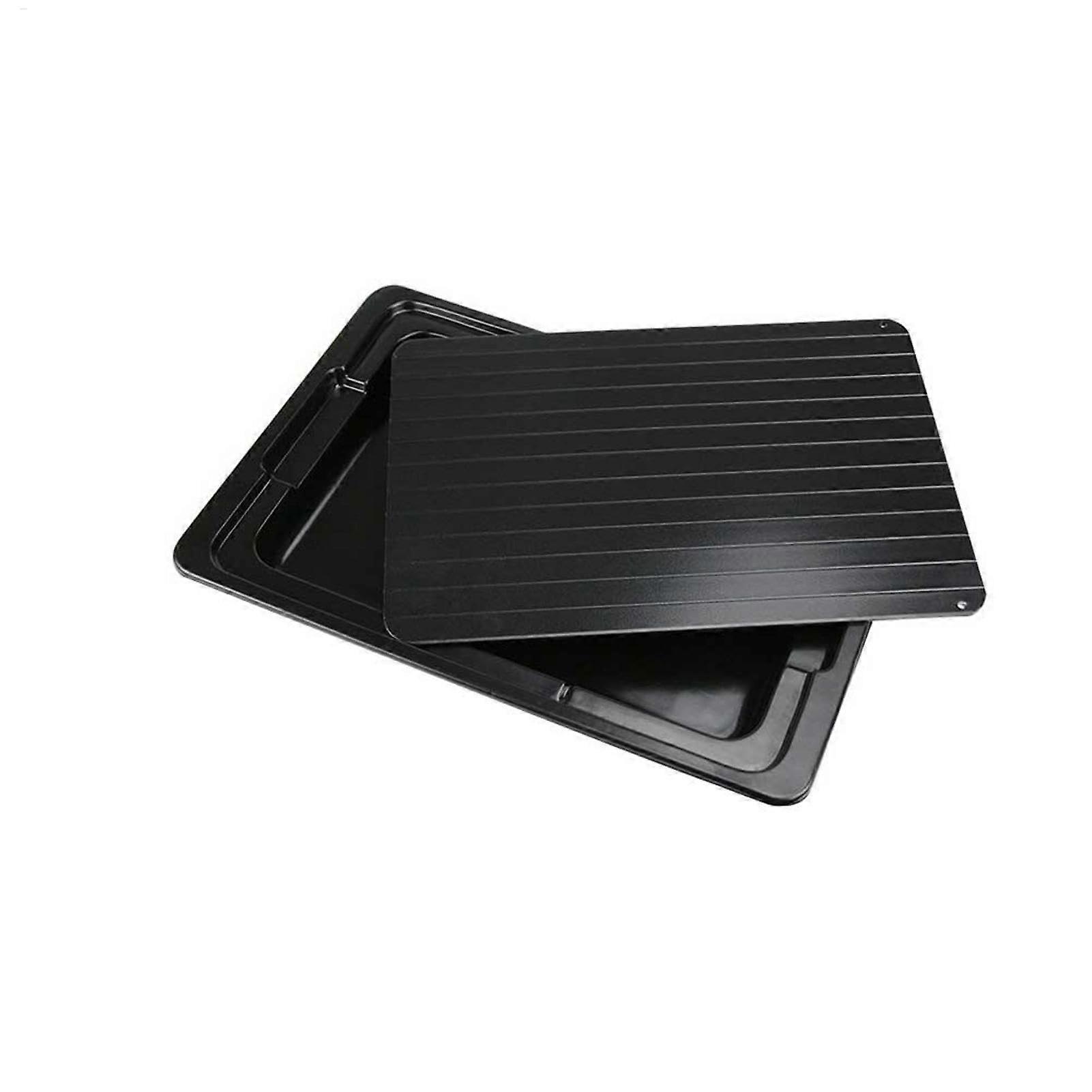 Quick Thawing Tray – Fast Thawing Tray for Meat, Thawing Plate with Drip Tray
