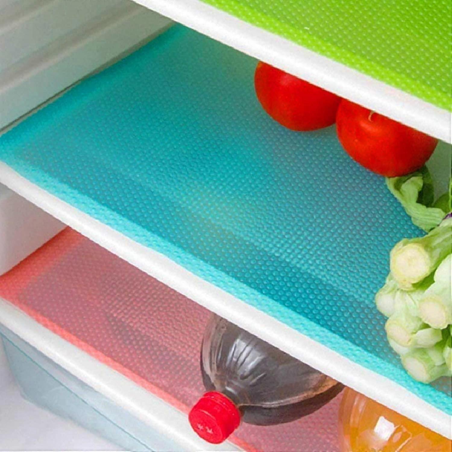 8-Pack Washable Refrigerator Liners - Essential Kitchen Mats for Home Use
