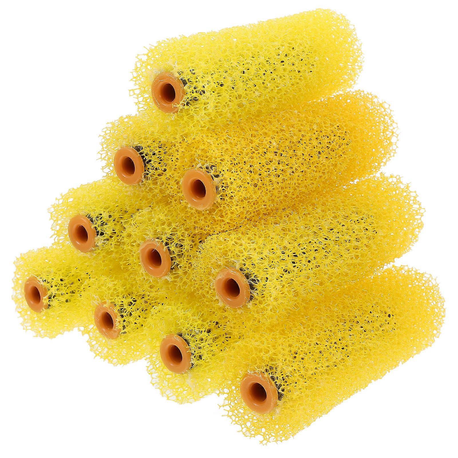 Diatom Mud Art Paint Embossing Roller Texture Sponge Elastic Paint Patterning Homeowners DIY Projects 10Pcs