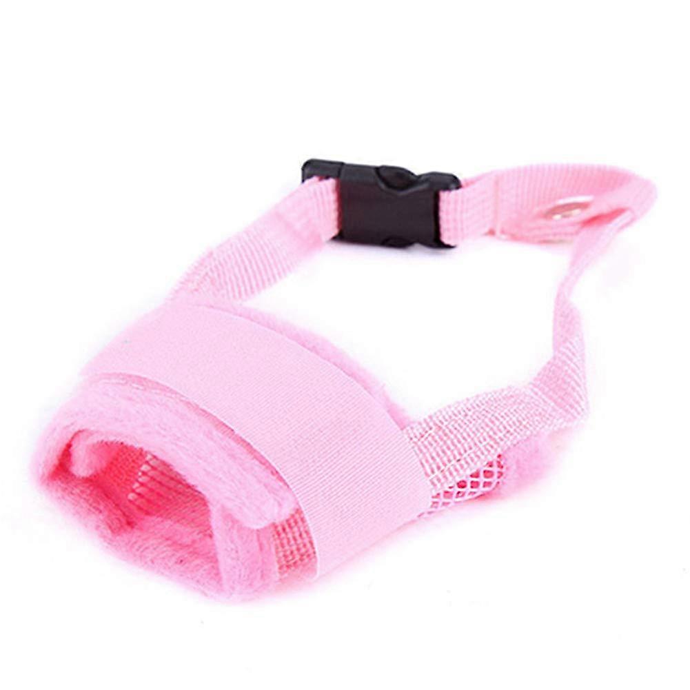 Medium Dog Muzzle for Large Dogs to Prevent Biting Muzzles to Prevent Barking Anti Barking Muzzle Pink, Large Pink L