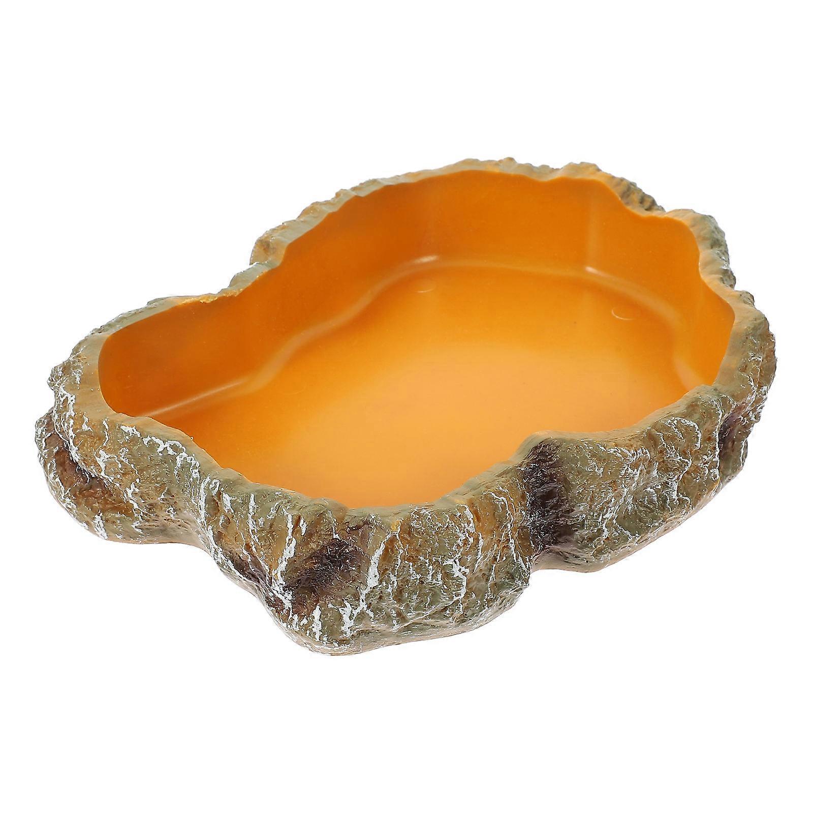 Here's a well structured product description for the **Terrarium Tortoise Feeding Bowl**:
**Terrarium Tortoise Feeding Bowl – Durable Reptile