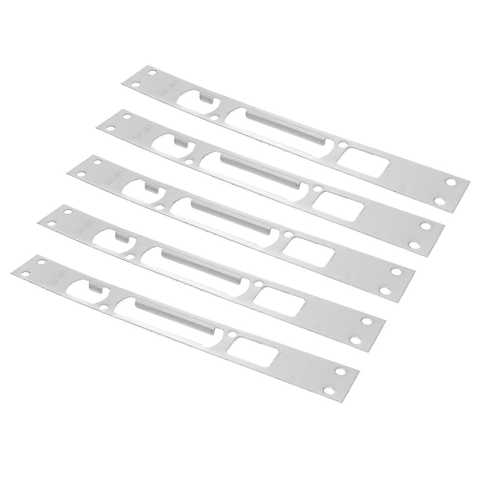 Reinforced Strike Plate Protect Weak Points Door Lock Security Plate Thick Workmanship 5Set