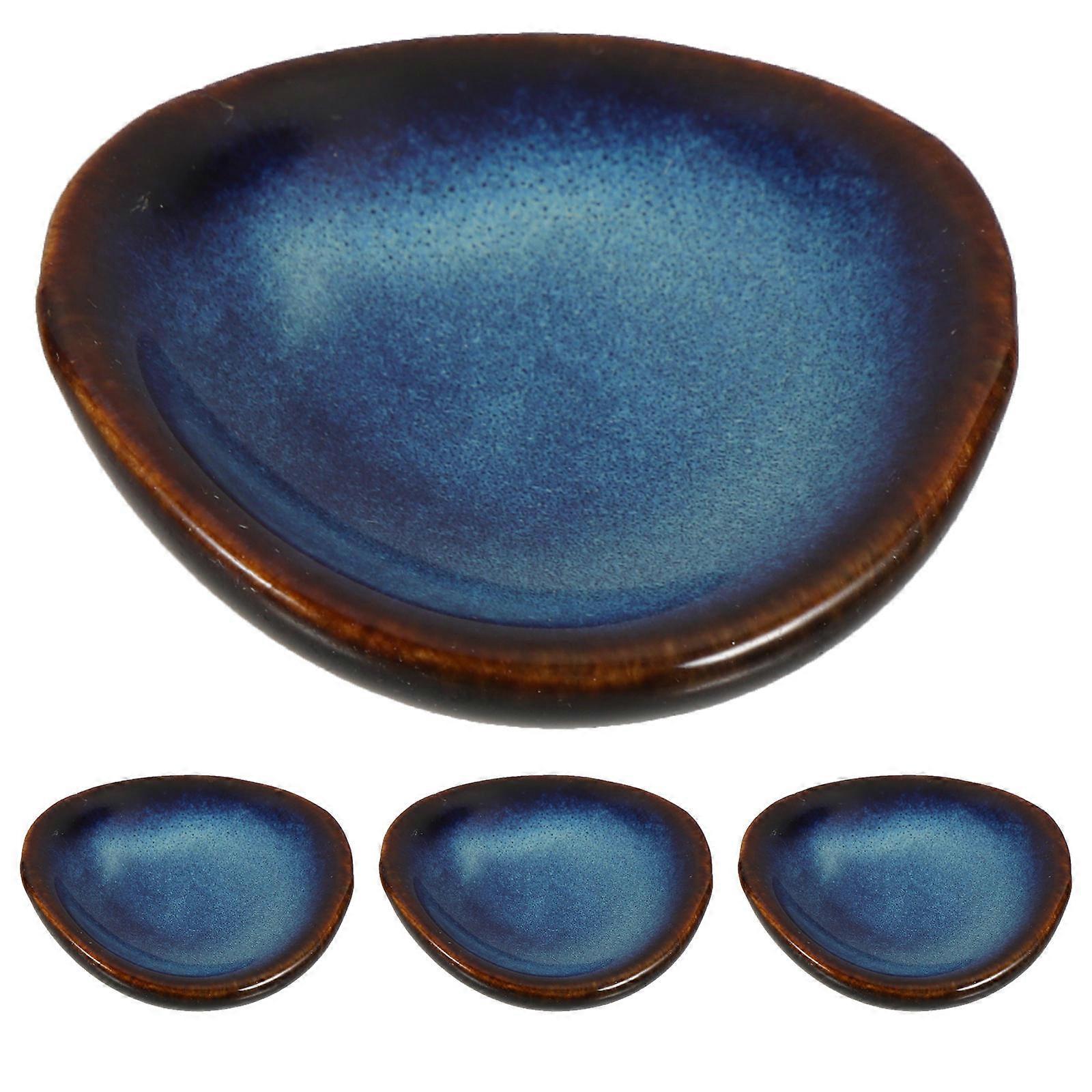 4 Creative Ceramic Chopstick Rests Elegant Tableware Holder for Home, Hotel & Restaurant Use Easy to Clean & Store, Design for Long Term Dining Decor