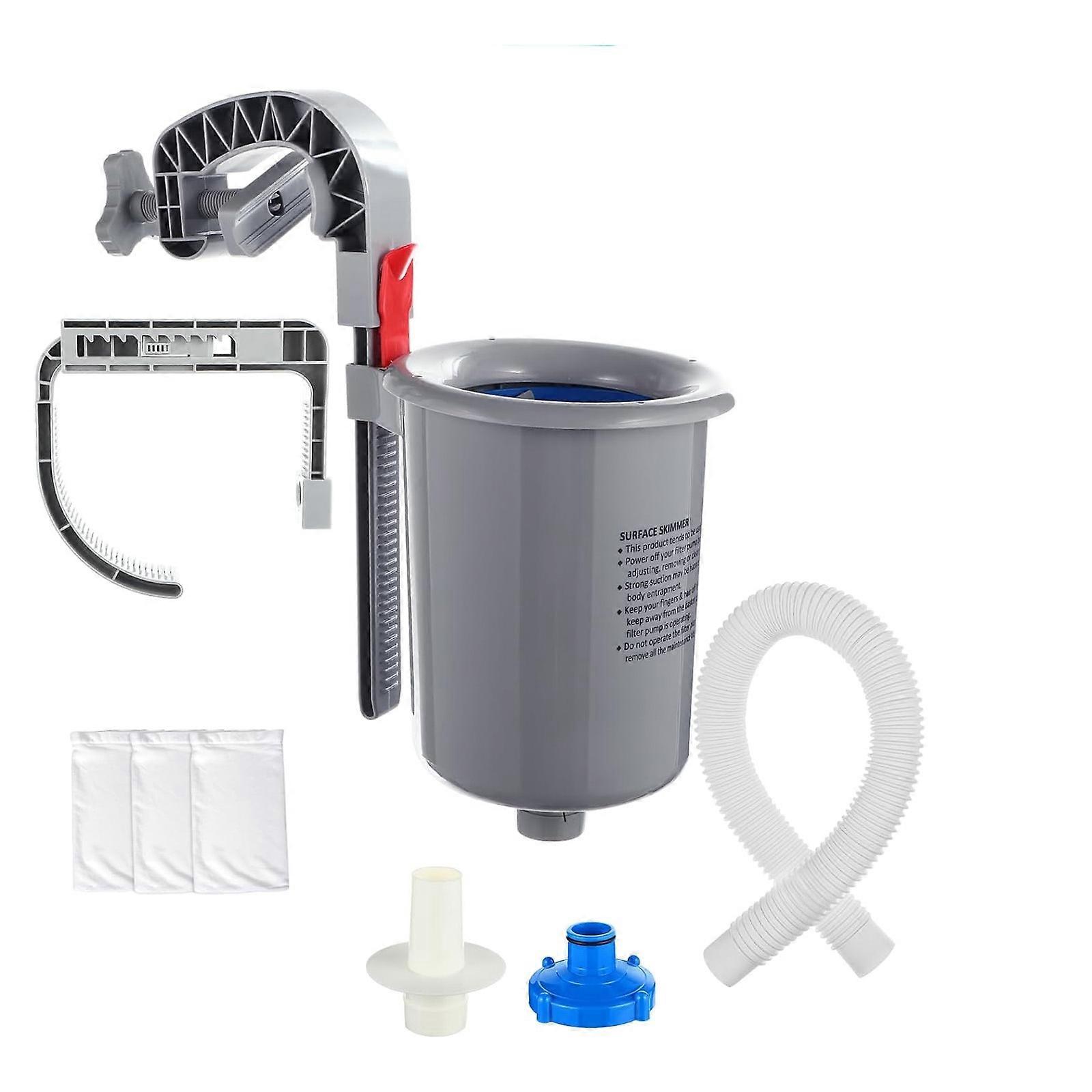Maintenance Pool Wall Mount Automatic Pool Surfacing Skimmer for Above Ground Pool For Aboveground Swimming Pool Multicolor