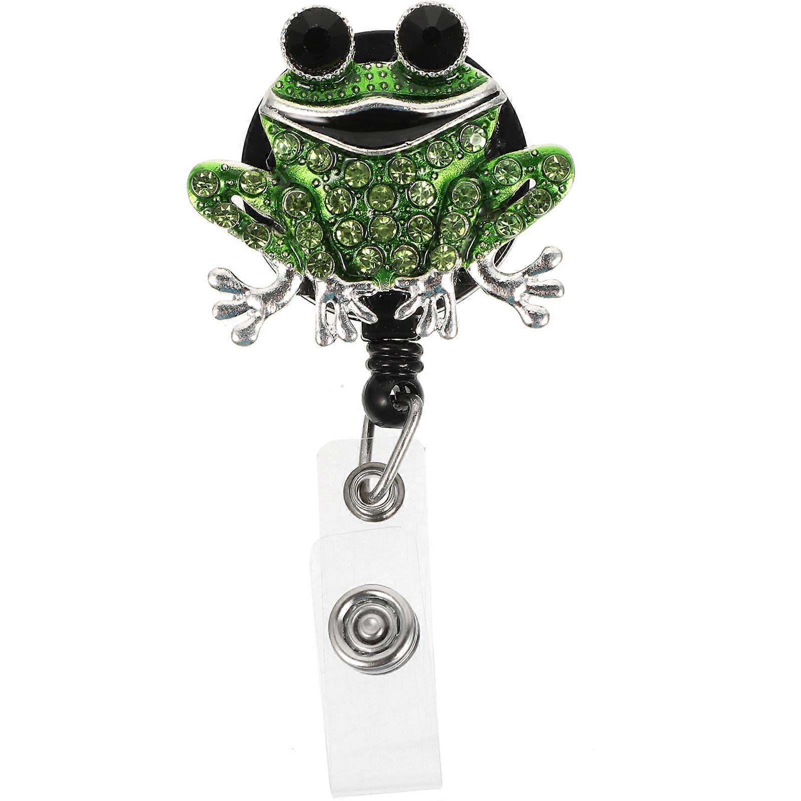 Rotatable Multi Function Badge Holder Clip with Retractable Design for ID Cards, Keys, and Access – Convenient Carry Solution for Doctors, Nurses,