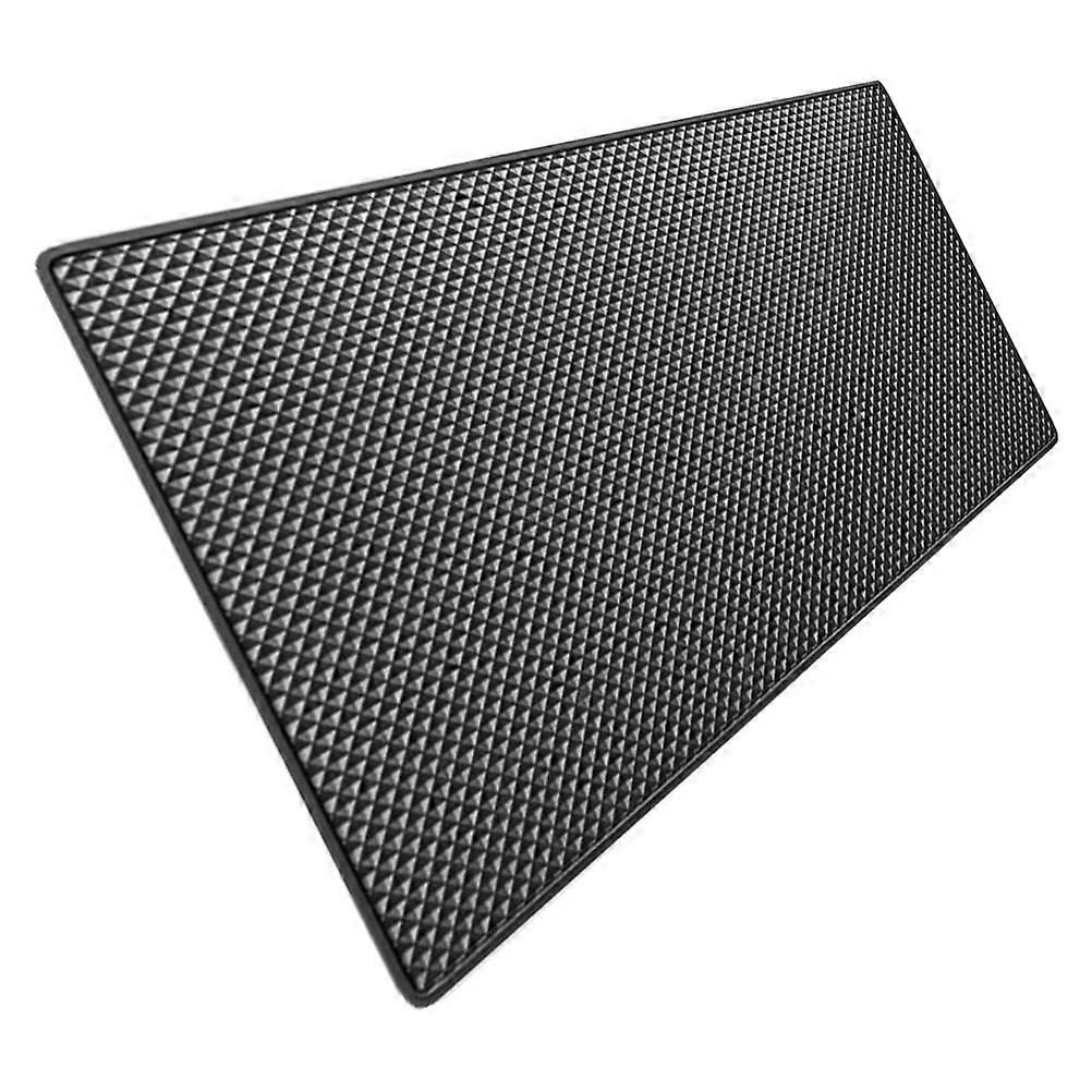 Car Phone Mat Dashboard Accessories Non-Slip Car Dashboard Accessory Black 10.6×5.9×0.1In 1Pcs