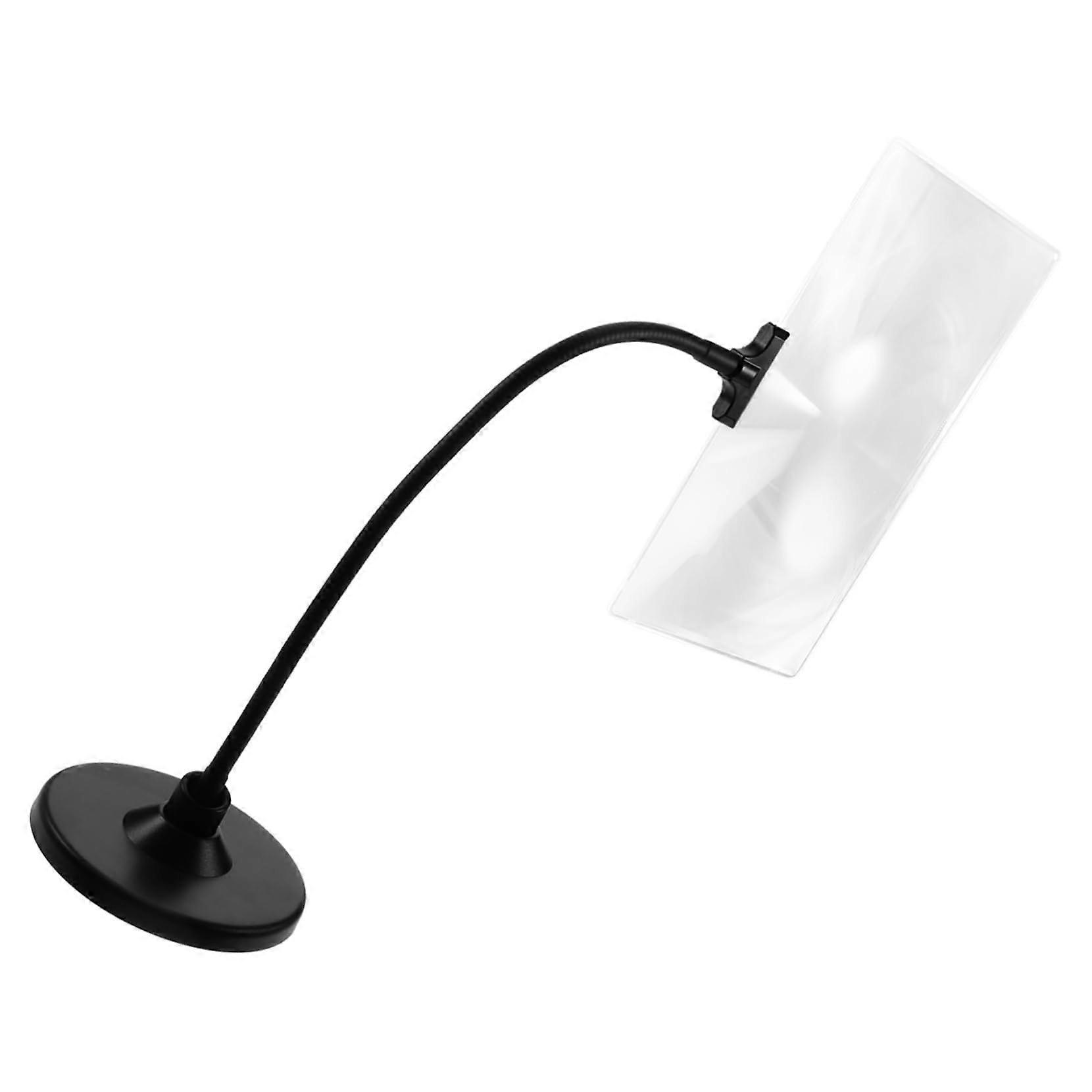 Magnifying Glass with Stand and Flexible Arm for Reading, Sewing, and Watch Repair - Adjustable Table Magnifier for Crafts
