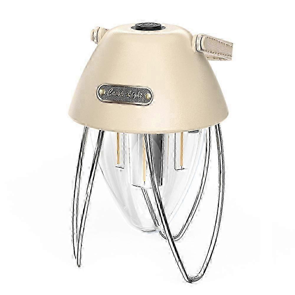 2025 Latest Model Retro Camping Light USB Rechargeable Campsite Light LED Tent