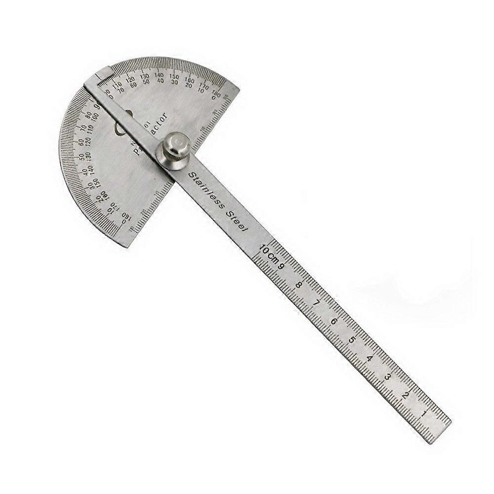 Stainless Steel 0-180 Degree Protractor Angle Finder with Adjustable Arm and Measurement Scale