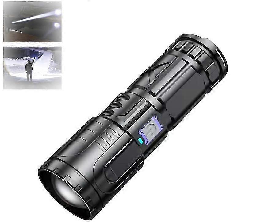 Flashlight, Warm Code Bright Flashlight, Powerful Flashlight(Black)