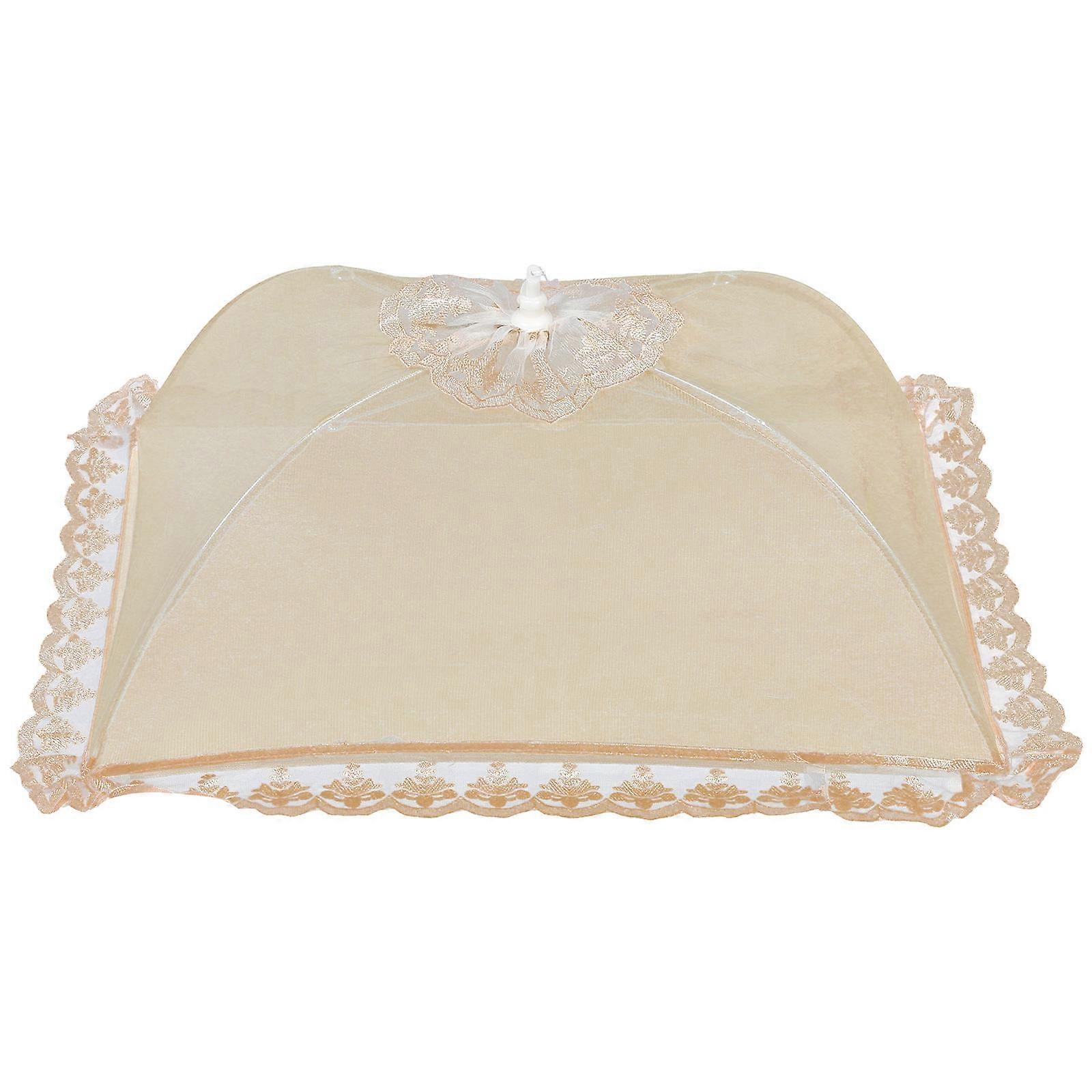 Reusable Food Covers For Barbecue Rectangular Shape Fine Mesh Material 70x50cm 1Set