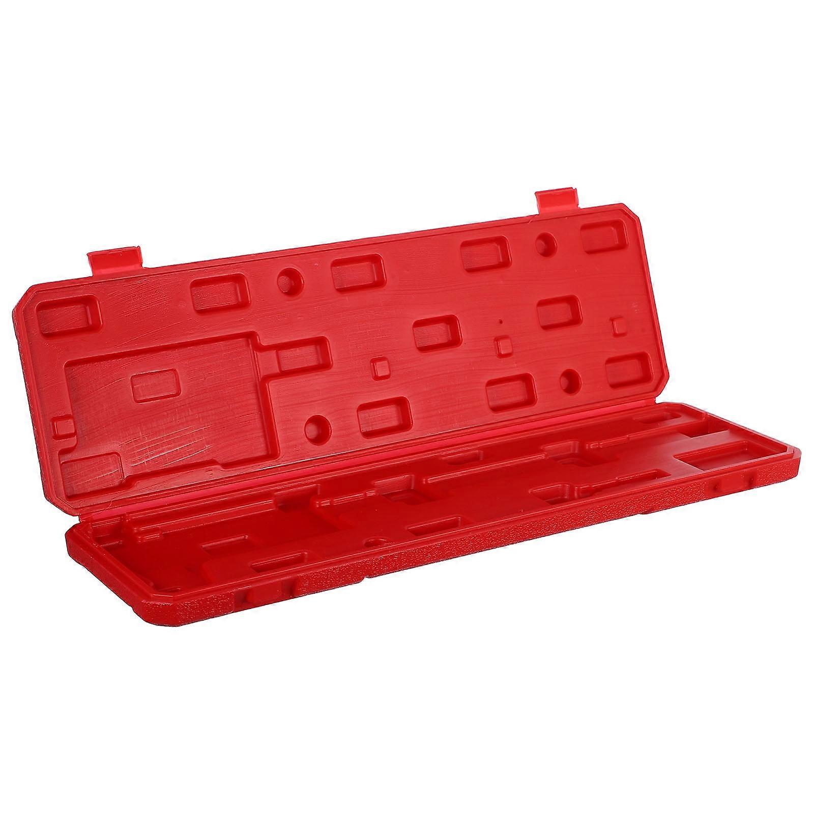 Vernier Caliper Box Tool Box Protective Case For Engineers Red 43.00X13.50X3.20CM 1Set