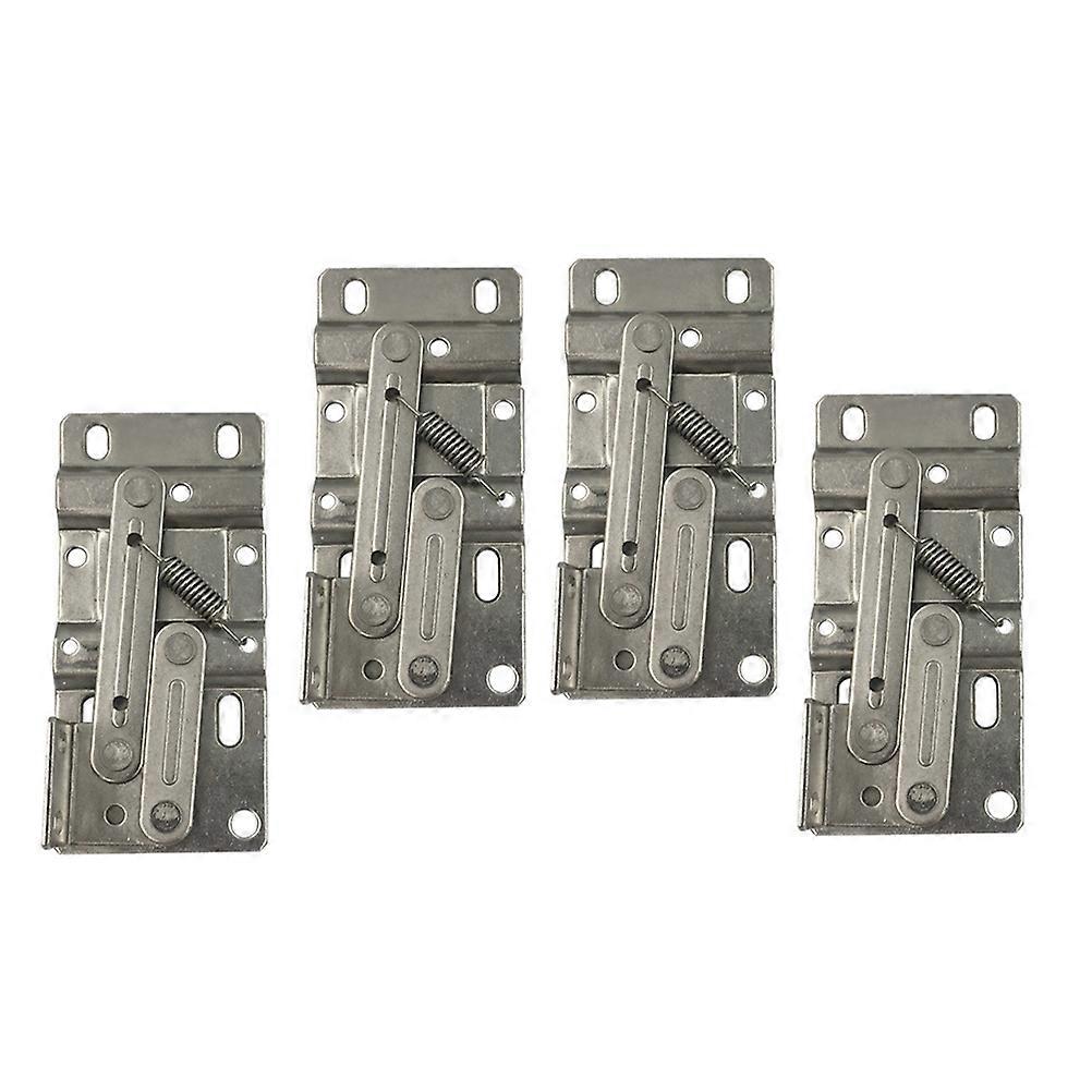DIY Enthusiasts Tip Out Tray Hinge 45 Degree Drop Leaf Support Strong Load-bearing Capacity Iron 9.80X4.70X2.50CM 2 Pairs