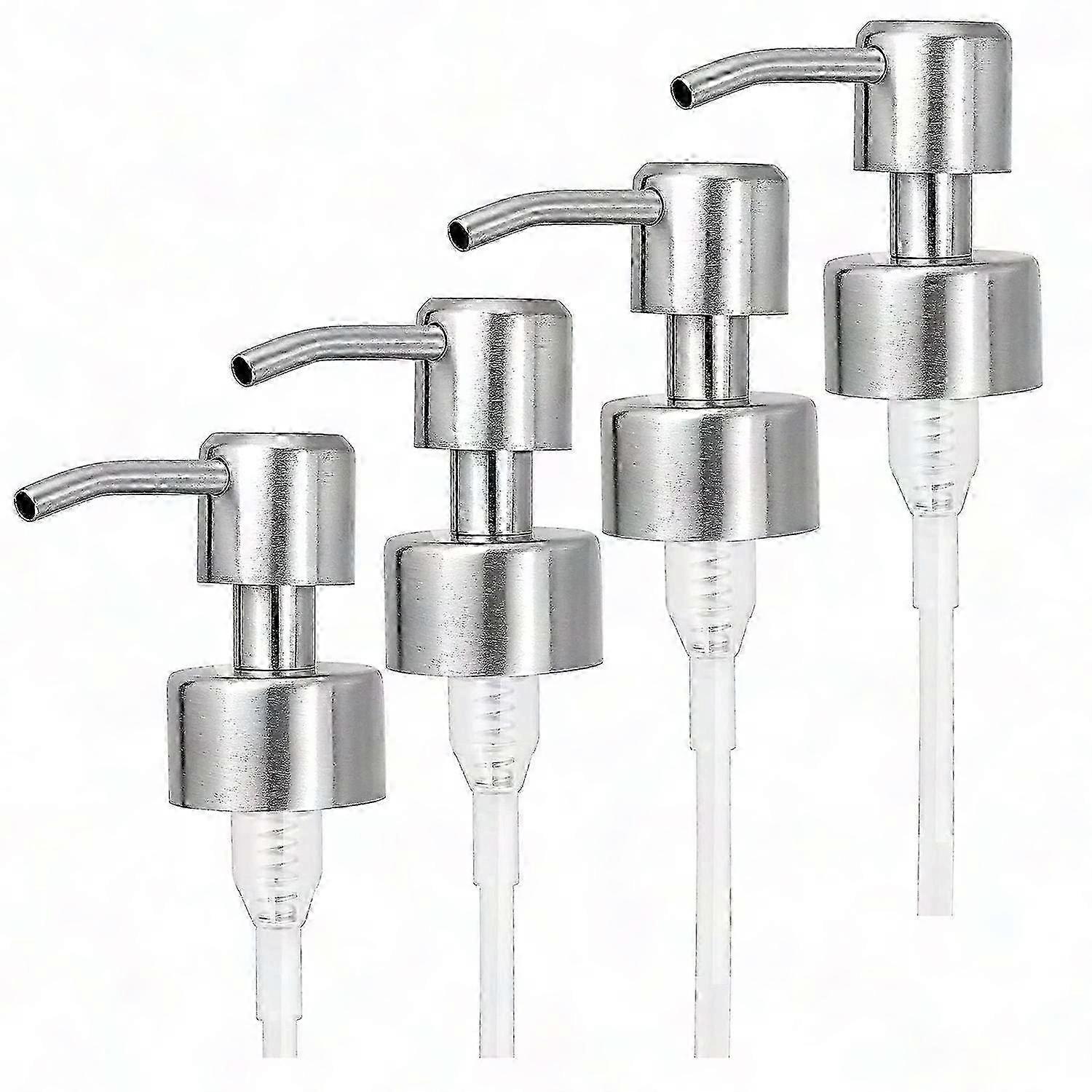 4個のステンレス鋼石鹸ディスペンサーポンプ28/400ネックボトルの交換