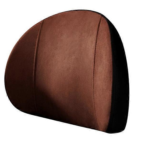 Cuscino di supporto lombare per auto Sedile in memory foam Cuscino di supporto lombare Sollievo dal mal di schiena Cuscino lombare traspirante Supporto lombare marrone