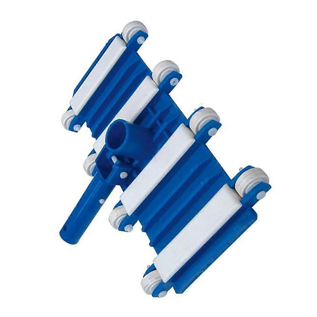 Wearresistant 360degree quickconnect vacuum head suction device with floating brush, laborsaving pool cleaning tool.