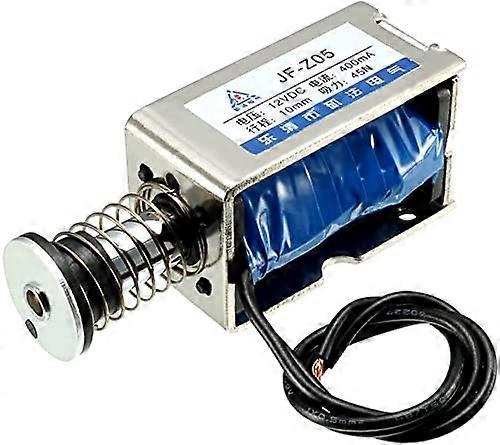 12VDC 45N 10mm Hub Pull-Push Magnet Electromagnet Open-Frame Type Linear Motion JF-Z05
