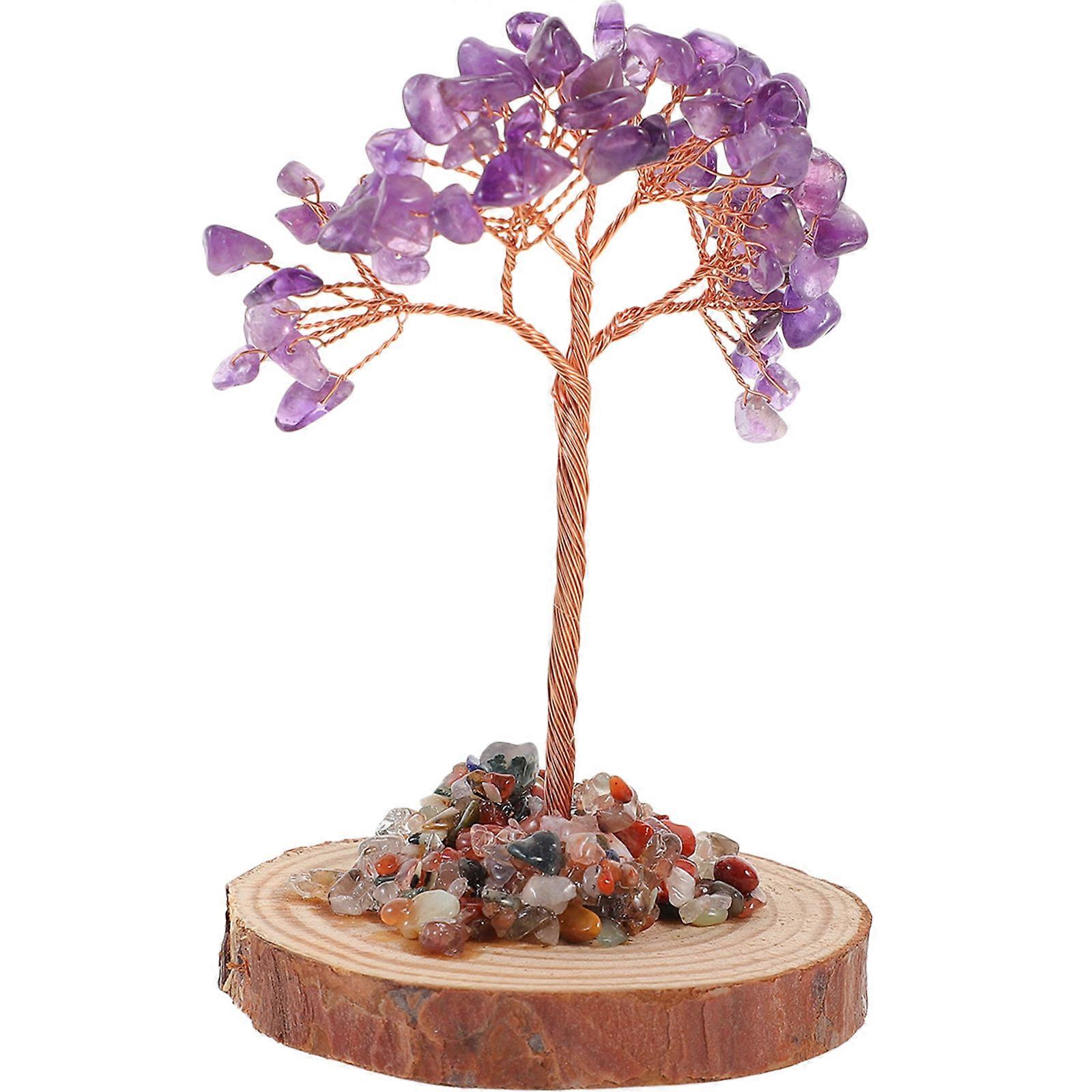 Tree Decor for Desktop Adornment and Photography Prop Gentle Simple Design Stylish Personality Small Size
