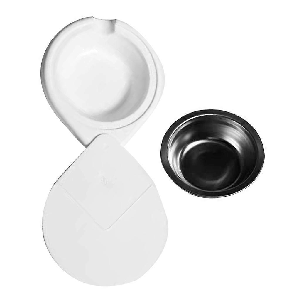 Stainless Steel Hidden Ashtray for Smokers with Rotatable Design and Detachable Body for Easy Cleaning White
