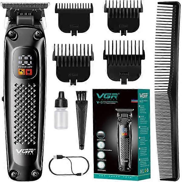 972 Tondeuse à cheveux professionnelle, tondeuse à barbe de précision pour hommes, avec ou sans fil et rechargeable avec LED