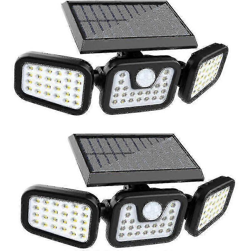 2025 Outdoor Solarleuchte, (2er Pack), wasserdicht IP65