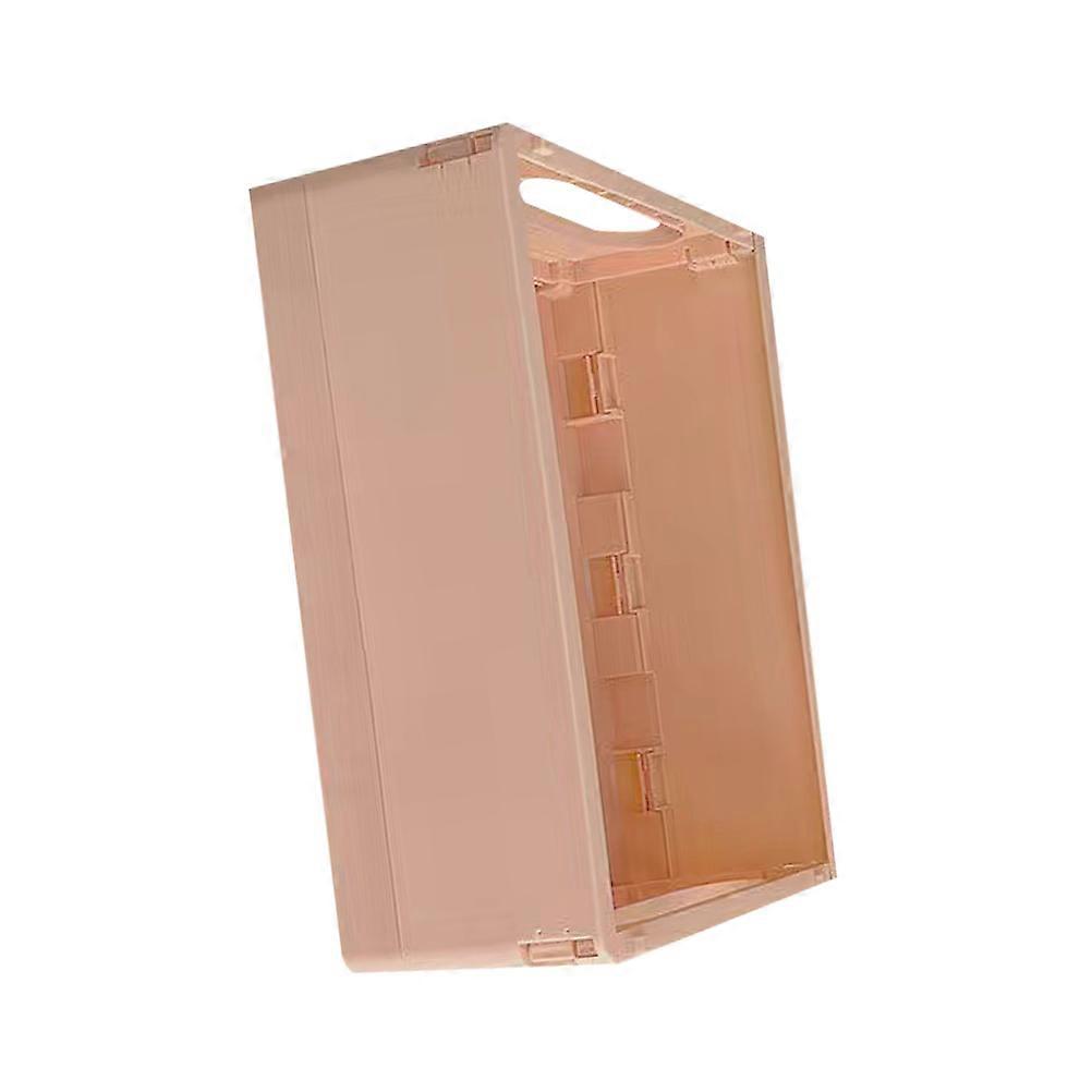 Panier de bureau multifonction rose à usage domestique en plastique 7,87 x 4,72 x 5,91 pouces