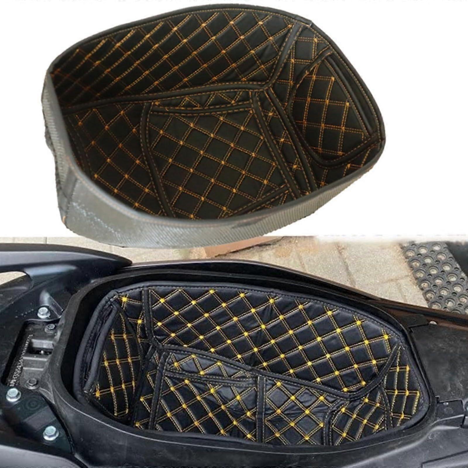 Motorcycle rear trunk box, seat bucket, leather, suitable for Yamaha NMAX155