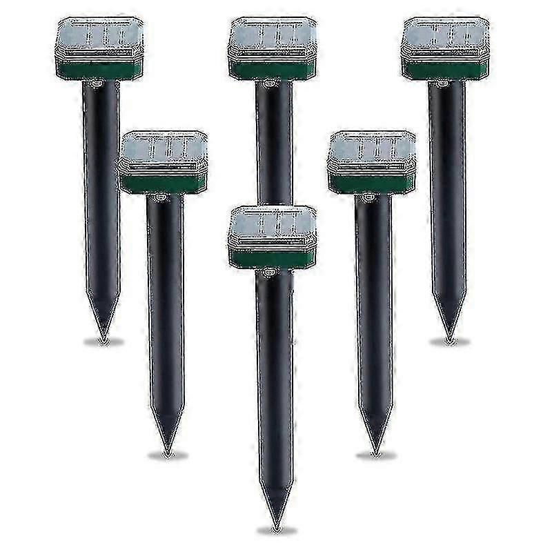 6 Pack Outdoor Solar Snake Repeller Ultrasonic