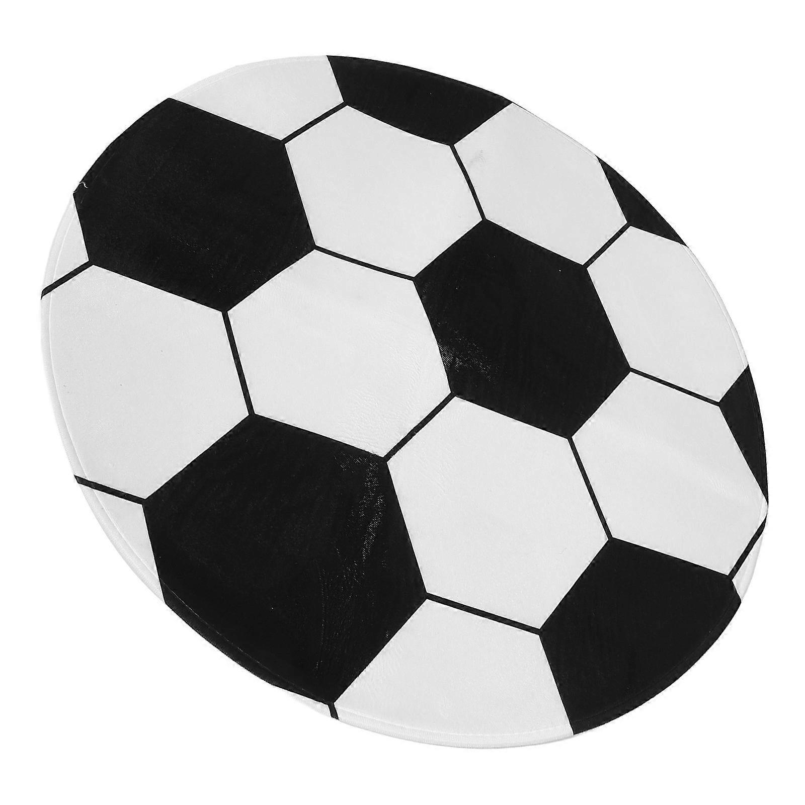 Round Carpet for Home Use Lightweight Nonslip Floor Mat 1PC Polyester 59.1 Inches