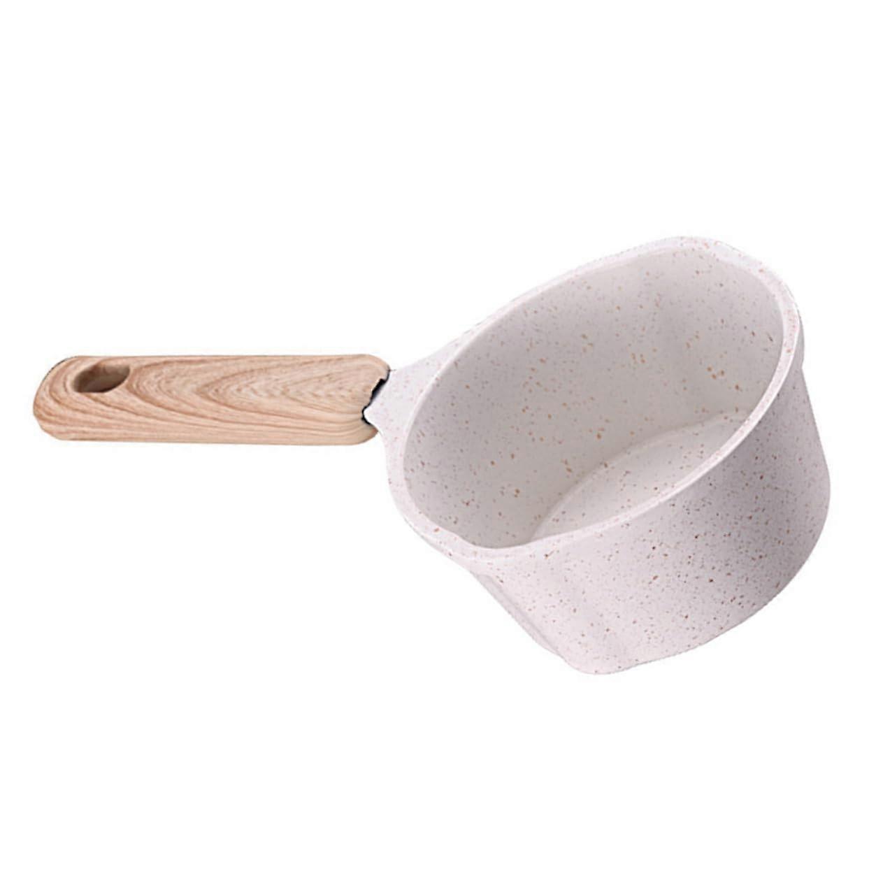 Non-Stick Frying Pan 1.5 Quart Aluminium Butter Melting Pot with Spout for Oil Pouring and Cooking
