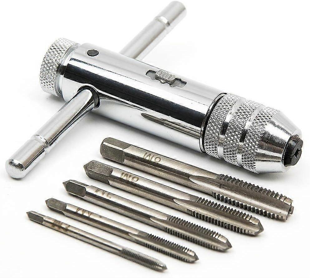Hand taps | Metric Taps | Taps and dies | M3 M4 M5 M6 M8 Taps | Thread taps | with Reversible tap holder with ratchet HG