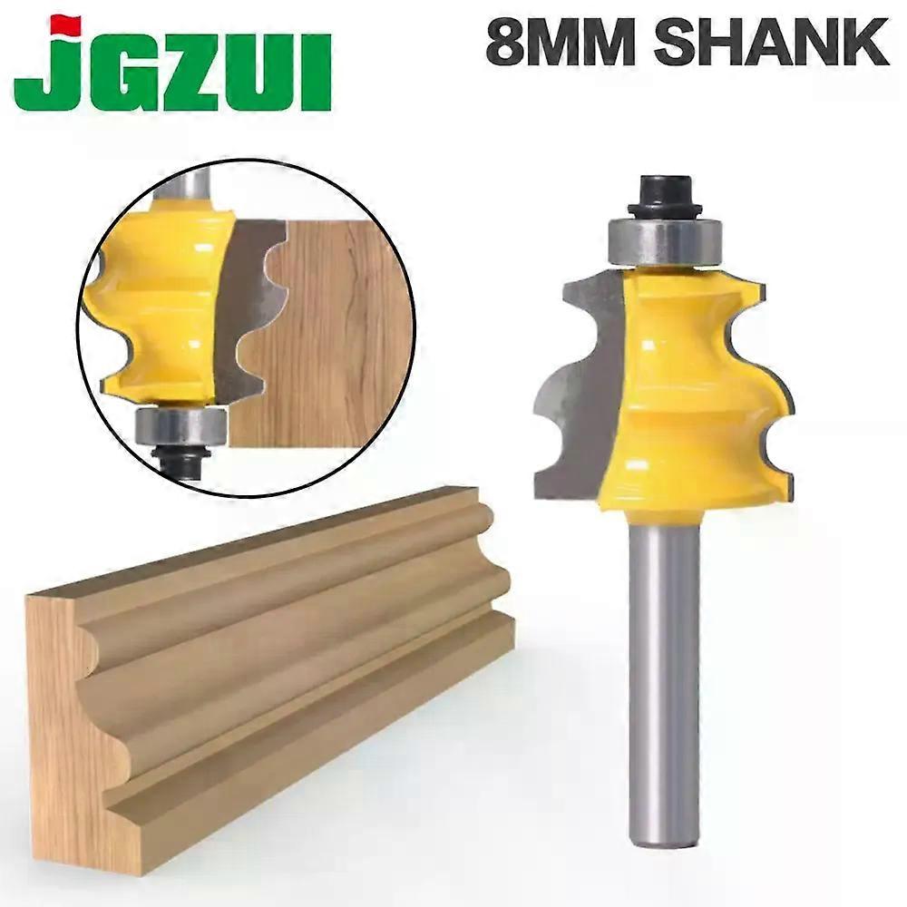 1pc 8mm Shank Line Router Bit Architectural Molding Woodworking Tenon Milling Cutter for Wood Machine Tool