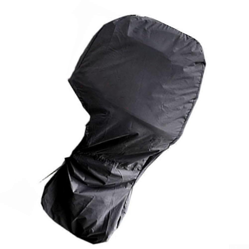 Water Resistant Outboard Motor Cover 420D Fabric for 30-60HP Motors, Ideal for Seasonal Storage and Quick Setup