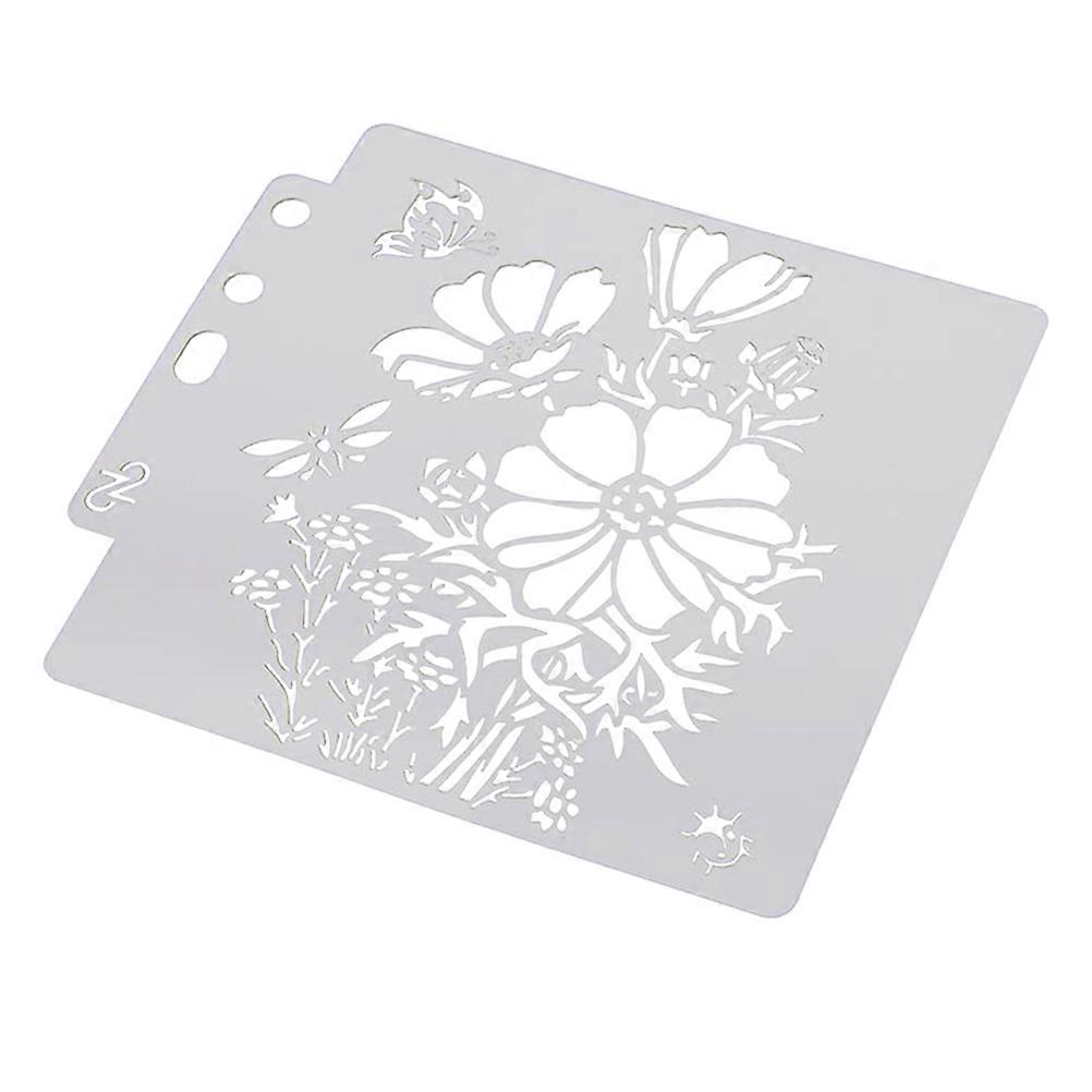 Flexible Drawing Stencil For Scrapbooking Gift Making 14 X 13 X 0.2Cm Washable Design 1Pcs