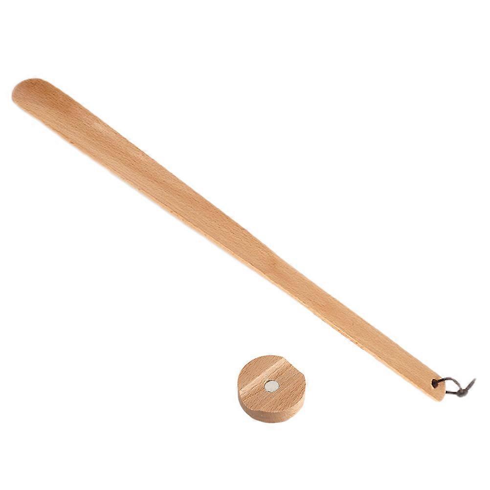 Ergonomic Long Handle Shoe Horn with Magnetic Feature, Lightweight Shoe Helper Tool for Easy Wearing, Portable Lifter for Pregnant Women and Elderly